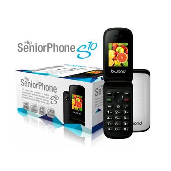 Biwond S10 Dual Sim+camara+bluetooth+radio Flip Seniorphone Blan