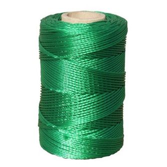 Hilo Sujecion Atirantar Trenzado 02mm Nylon Verde Hyc