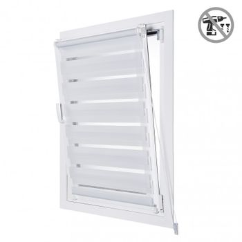 Estores Plegables Estor Paqueto Sin Varillas Para Ventanas Con Cadeneta  Blanco, 105 X 250cm con Ofertas en Carrefour