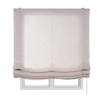 Estor Plegable Sin Varillas, Estor Paqueto Traslúcido Para Ventanas Y Puertas Beige, 75 X 175 Cm