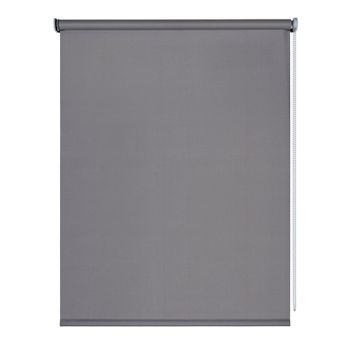 Estor Opaco Moon, Estor Enrollable Blackout Gris Oscuro, 45 X 180 Cm