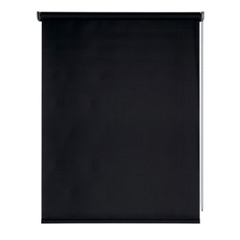 Estor Opaco Moon, Estor Enrollable Blackout Negro, 80 X 250 Cm