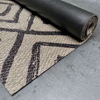 Alfombra vinílica Geométirca Beige - Envío Gratis