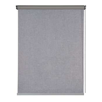 Estor Opaco Estores Enrollables Blackout Premium Con Acabados En Aluminio Gris 80 X 250 Cm