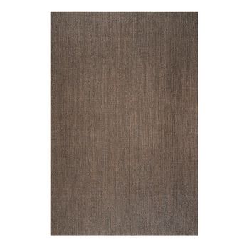 Alfombra Vinílica Deblon, Alfombra Pvc Antideslizante, Para Interior Y Exterior Marrón Oscuro, 200 X 290 Cm