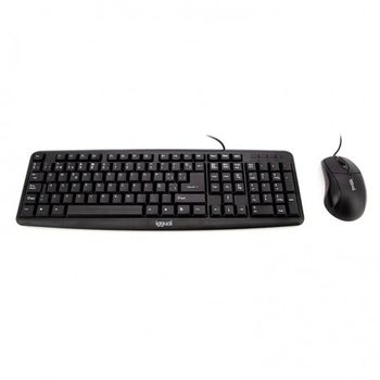 Iggual - Com-ck-basic Teclado Usb Qwerty Español Negro