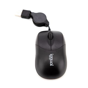 Iggual - Igg316832 Ratón Ambidextro Usb Tipo A 800 Dpi