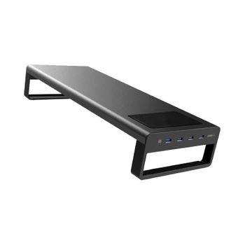 Iggual Soporte Monitor Usb 3.0 Y Carga Inalámbrica