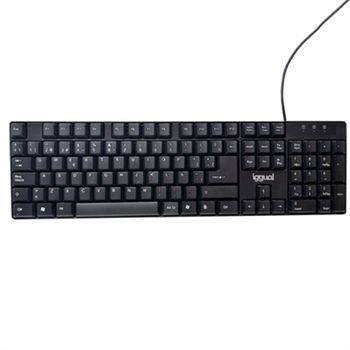 Teclado Iggual Ck-frameless-105t Negro