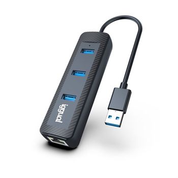 Hub Usb 3 Puertos Iggual Carbon