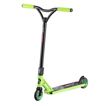 Booster B18 Scooter Pro Manillar Negro Y Tabla Verde, De Bestial Wolf