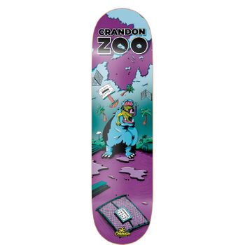 Skateboard Deck Unisex Crandon By Bestial Wolf Zoo Hippo