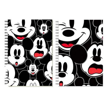 Bloc De Notas Basic De Mickey Mouse Classic Visages (st6)