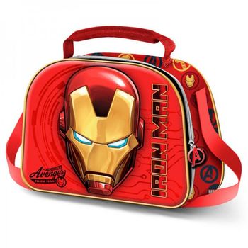 Bolsa Portameriendas 3d Iron Man Marvel