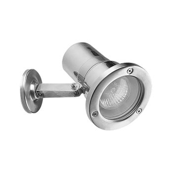 Aplique Helio Aisi 316 Gu10 35w Ip67 Leds-c4 05-9310-ca-37   Plata