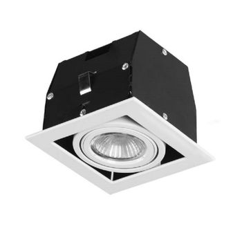 Forlight Downlight Ip23 Cardan Simple Gu10/g5,3 50w Blanco 857lm