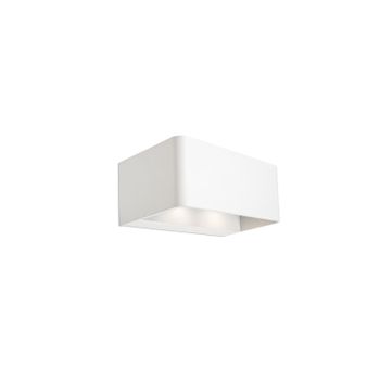 Aplique Led Wilson Rectangular 18w Ip65 Leds-c4 05-9684-14-cl  3000k Blanco