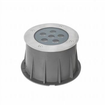 Forlight Empotrable De Suelo Ip65/ip67 Ringo Ø155mm Led 9,1w 3000k Acero Inoxidable 632l