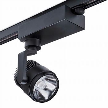 Leds·c4 Proyector Action Standard 38.6w Blanco Cálido - 3000k Cri 80 On-off Negro 3261l