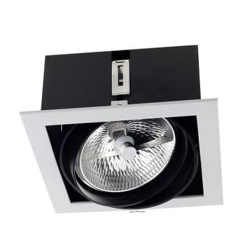 Leds·c4 Downlight Multidir One Led 180mm Trim 100w Gris Ip23