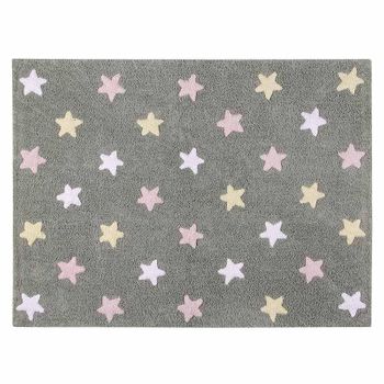 Alfombra Vintage Lavable En Lavadora Gris/azul 160x213 Cm - Diseño Elsa con  Ofertas en Carrefour