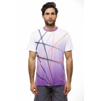 Camiseta De Deporte Bruno Morado Unisex Drop Shot