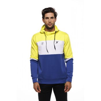 Sudadera Drop Shot Rayco Hombre Azul-amarilla