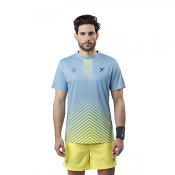 Camiseta De Padel Drop Shot Bentor Lima Gris