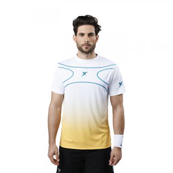 Camiseta De Padel Drop Shot Alsai Campa Blanco