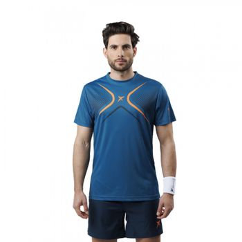 Camiseta De Padel Drop Shot Dorama Azul