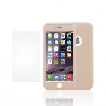 Funda De Protección 360 Con Cristal Templado Para Iphone 6 Oro