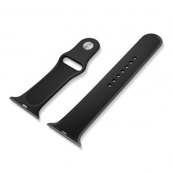 Correa De Silicona Negra Para Iwatch 38/40 Mm