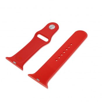 Correa De Silicona Roja Para Iwatch 38/40 Mm