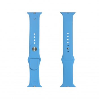 Correa De Silicona Azul Claro Para Iwatch 38/40 Mm