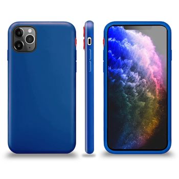 Funda Silicona Para Iphone 11 Pro Max Azul