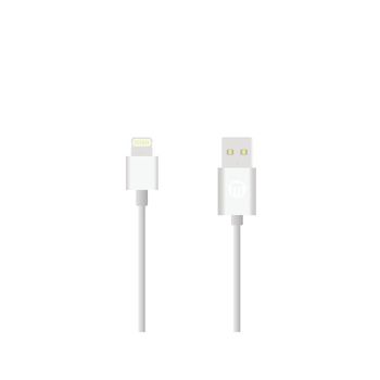 Cable Cargador De 1 Metro Usb - Lightning Blanco