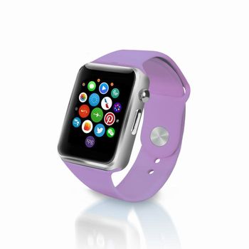 Correa De Silicona Lavanda Para Iwatch 38 Mm