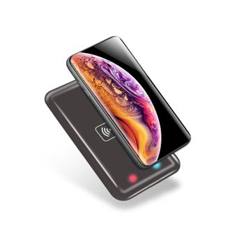 Cargador Inalámbrico Rectangular Iphone Xs  Negro