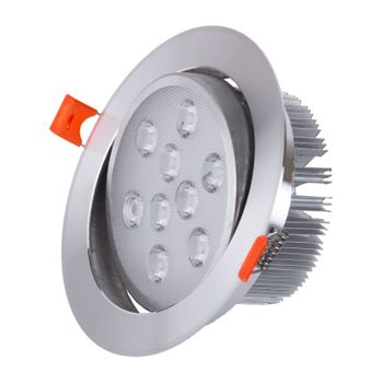 Foco Downlight Led 9w  842lm 3000ºk Circular 40.000h [ho-leddown-9w-ww]