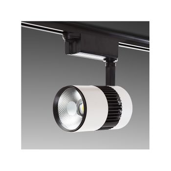 Foco De Carril Led 20w 2.000lm Cri85 6000ºk "annabelle" Monofásico 40.000h [pl-218050-cw-w]