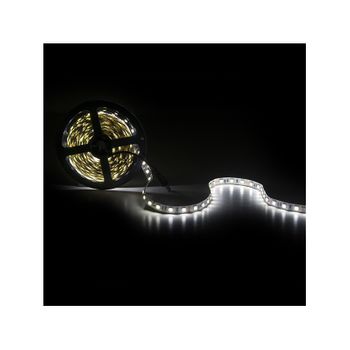 Tira De 300 Leds 72w 3.780lm Cri85 6000ºk Smd5050 12vdc X5m 40.000h [pl219009w]-blanco Frío