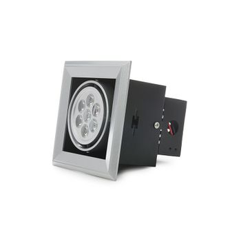 Foco Downlight  Led Cuadrado 7w 700lm 40.000h