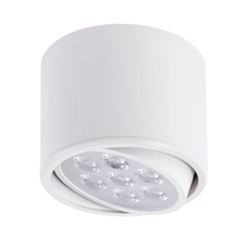 Foco Downlight Led De  Superficie 7w 655.2lm 3000ºk 40.000h [ho-downsup7w-w-ww]