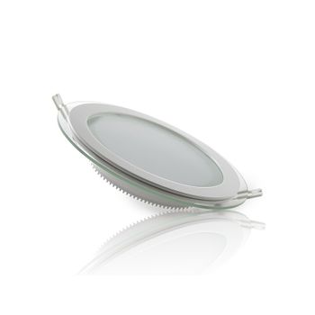 Foco Downlight Led 18w  1404lm 3000ºk Circular Cristal Ø200mm 40.000h [ho-mb01-o-18w-ww]