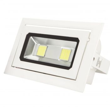 Foco Downlight Led 40w  3600lm 4200ºk Rectangular Basculante 40.000h [wr-rectbas-40w-w]