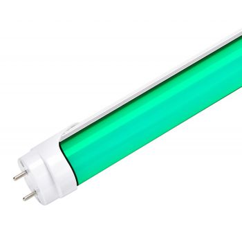 Tubo Led T8 18w 1.500lm 120cm Difusor Opal - Verde 40.000h [ne-t8-1200-18w-g-o]