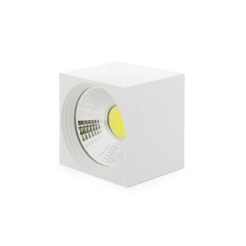 Foco Downlight Led De  Superficie 3w 252.2lm 3000ºk Cuadrado 40.000h [bf-mz3002-3w-w-ww]