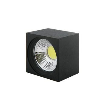 Foco Downlight Led De  Superficie 3w 252.2lm 3000ºk Cuadrado 40.000h [bf-mz3002-3w-b-ww]