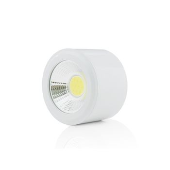 Foco Downlight Led De Superficie 5w 450lm 6000ºk Circular 40.000h [bf-mz5001-5w-w-cw]