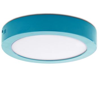 Plafón Led 18w 1.450lm 6000ºk Circular Azul 40.000h [ho-jm18wr-bu-cw]